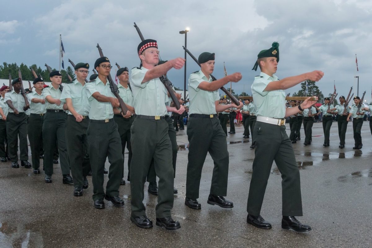 ONTARIO CADET NAMED CANADA S MOST OUTSTANDING ARMY CADET Army Cadet   Valtonen  Staffing Blackdown CTC. Sunset Ceremony 2017 1200x800 